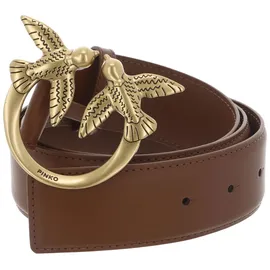 PINKO Gürtel Love Berry Leder braun 75