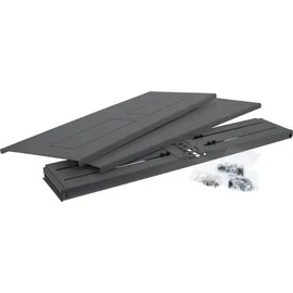InLine 19" Rack zur Wandmontage, 2HE, 24-40cm Tiefe, mit Abdeckung, schwarz