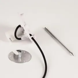 s.luce Garten Außenkugel Kunststoff Ø 30 cm 1 Stück weiß