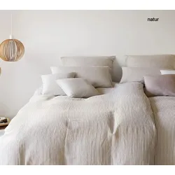 Elegante Bettwäsche Cozy Halbleinen