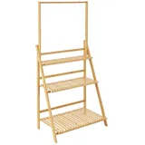 Helloshop26 - 3-stöckiges Bambus-Blumenregal 144 x 70 x 40 cm 03_0007704
