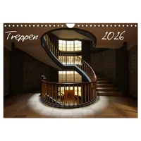 Calvendo Treppen (Wandkalender 2026 DIN A4 quer), CALVENDO Monatskalender