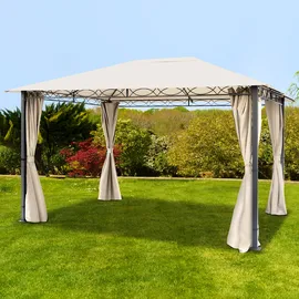 TOOLPORT Rendezvous 3 x 4 m  inkl. Seitenteile champagner