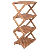 deluke Pflanzenregal VIKTOR 36 x 85 x 40 cm Braun