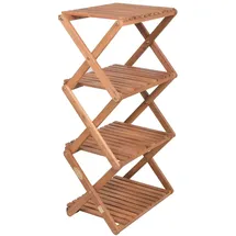 deluke Pflanzenregal VIKTOR 36 x 85 x 40 cm Braun