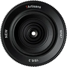 7artisans 18 mm F6,3 II Pancake-Objektiv für Fujifilm X
