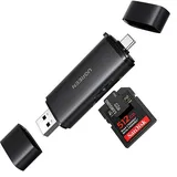 UGREEN 2-in-1 Sd/microsd/usb-c/usb-a/uhs-ii-speicherkartenleser – Schwarz