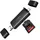 UGREEN 2-in-1 Sd/microsd/usb-c/usb-a/uhs-ii-speicherkartenleser – Schwarz