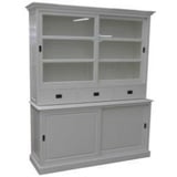 Casa Padrino Buffet Shabby Chic Landhaus Stil Schrank Buffetschrank 180cm ModF4 - Schrank Esszimmer