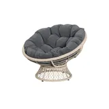 a casa mia Lounge-Sessel  Lille , grau , Maße (cm): B: 86,5 H: 87,5
