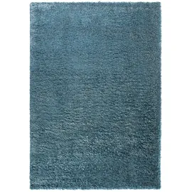 Esprit Cosy Glamour 2.0 Hochflorteppich 40 x 60 cm Blau/Türkis
