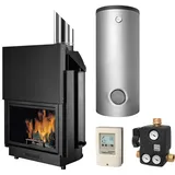 Kamineinsatz wasserführend Aquatondo 22 Flat PLUS CS 23 kW 825 L Speicher