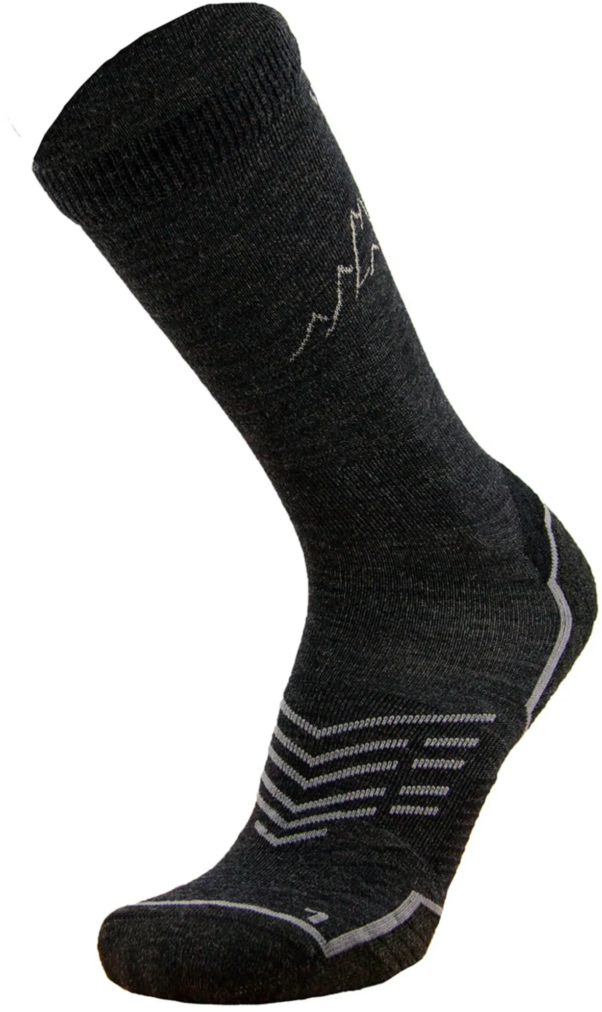 WAPITI Merino Trekking long GT03 - Herren Wandersocken - anthrazit - 45-47