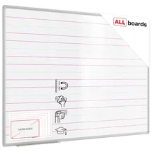 ALLboards Whiteboard 120 x 90 cm Weiß