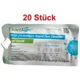 RightSign PSA-Schnelltest ExactSign (1er Laien) COVID-19 Antigen Rapid Test Cassette Laientest C