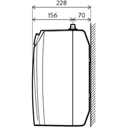 Druckloser Warmwasserspeicher S5-O/S5-U, 5 Liter (Ausführung: Clage S5-U Untertisch)