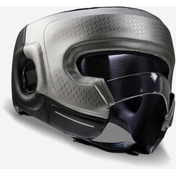 Kopfschutz offen mit Nasenschutzbügel - 900, grau|schwarz, M/55-58cm