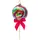 SIKORA Bunter Riesen Lolli mit Schleife besondere Weihnachtskugel Glas Christbaumschmuck Deko Figur Weihnachten Anhänger Ornament - Trend Line - BS498