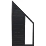 Andrewex Sichtschutzzaun Anschlusselement Duo Anthrazit 180 x 90 cm auf 90 cm