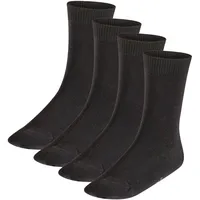 Falke Kinder Socken, 4er Pack - Happy, Kurzsocken Schwarz 35-38