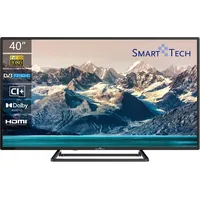 Smart Tech HD LED TV 40 Zoll (101 cm) 40FN10T3, Triple Tuner, Dolby Audio, H.264, 3xHDMI, 2xUSB, Schwarz