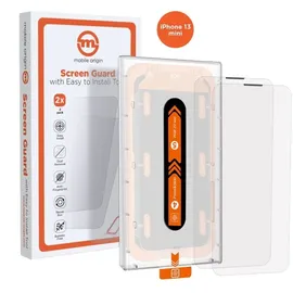 mobile origin Screen Guard iPhone 13 mini with easy applicator 2 pack