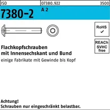 F. REYHER Nchfg. GmbH & Co. KG Flachkopfschraube ISO 7380-2 M6 x 10 500 Stück