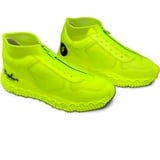 Broham Regenschutz Schuhe - wasserdichte Silikon Überschuhe für Damen & Herren in stylischen Farben | Regen Schuhüberzieher - Fahrrad Regenbekleidung wasserdicht (Mint-Blau (Größe:M)) - Größe: M (Mint-Blau)