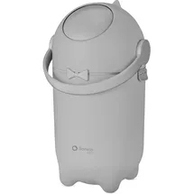 lionelo Purebin – Windeleimer geruchsdicht, für universelle Beutel (ohne Kassette), Einhand-Bedienung, 10 L – hygienischer Windelbehälter für Babyzimmer