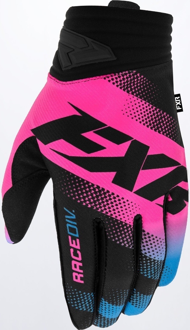 FXR Prime Motorcross handschoenen, zwart-pink, 2XL Voorman