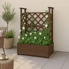 MCW Hochbeet MCW-P67 114 x 85 x 44 cm Braun