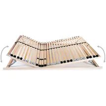 vidaXL Lattenrost mit 28 Latten 7 Zonen 100 x 200 cm