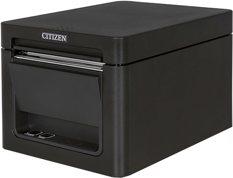 Citizen CT-E351 - Belegdrucker - zweifarbig (monochrom) - Thermopapier - 8 cm Rolle, Rolle (5,8 cm) - 203 dpi - bis zu 250 mm/Sek. - USB, RS232C - Schneider (CTE351XXEBX)