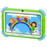 Trevi Kidtab 7 S04 Tablet für Kinder, Zertifiziert Google GMS mit Betriebssystem Android 11 GO, 7 Zoll TFT-Display, Touchscreen, Internet, WLAN, Dual-Kamera, stoßfeste Schutzhülle