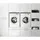 Respekta Clara Waschmaschinenschrank 234,8 x 200 x 67,6 cm Weiß Holz/Kunststoff/Metall/Spanplatte