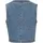 Buffalo Jeansweste BUFFALO, Damen, Gr. 38, blau (blau washed), Denim/Jeans, Obermaterial: 98% Baumwolle, 2% Elasthan, unifarben, figurbetont taillenlang, V-Ausschnitt, Westen, in verkürzter Länge, figurbetonende Passform, modisch