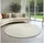 The CarPET Everest Kurzflorteppich Ø 200 cm Creme