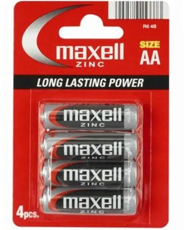 MAXELL - PILA SALINA MANGANESO AA R6 * 4 EINHEITEN