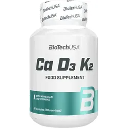 BioTechUSA Ca D3 K2 Förderung einer normalen Knochen- und Zahngesundheit 90 KAP