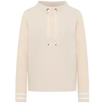 Cecil Sweatshirt Strickärmel Beige L