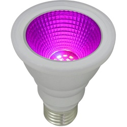 PR Home Grow LED Pflanzenlampe E27 PAR20 Leuchtmittel 6W IP65 30° 370umol/m2s 450nm/620-630nm