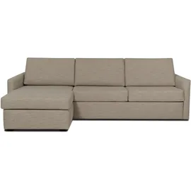 PLACES OF STYLE »GOLDPOINT Ecksofa 264 cm, Liegefläche (140/200cm), L-Form,«, Bettfunktion, Bonell-Federkernmatratze und Dauerschläfer-Funktion