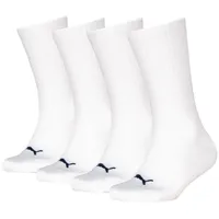 Puma KIDS LOGO BLOCK SOCK 4P Socken Weiß 31-34