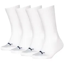 Puma KIDS LOGO BLOCK SOCK 4P Socken Weiß 31-34
