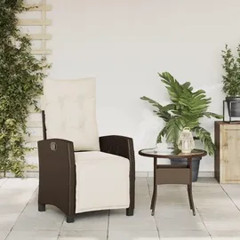 vidaXL Gartensessel 58 x 58 x 93 cm braun