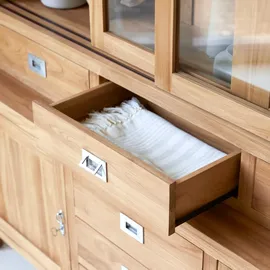 Tikamoon Geschirrschrank 162 x 210 x 46 cm Beige