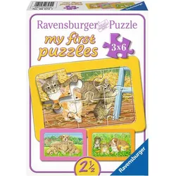 RAVENSBURGER 6572 Kinderpuzzle Liebste Haustiere