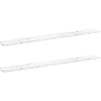 VidaXL Wandregal 115 x 9 x 3 cm Weiß