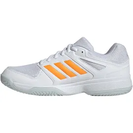 adidas Speedcourt IN Damen Cloud White/Pure Tangerine/Crystal Sky 36 2/3