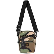 Alpha Industries Unisex Label Messenger Small 1L Tasche, Wdl Camo 65